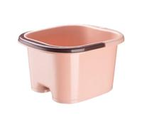 KAIYUEMAOYI Foot Bath Basin Foot Soak Tub Spa Massage Pedicure Bowl Portable Lightweight PP Material for Relieving Tired Feet Suitable for All Ages Home, pink