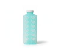 KAIYUEMAOYI Heart Shaped Maker Bottle with Lid for Quick Freezing in Household Refrigerators, household refrigerator - for freezer, Transparent Blue