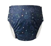 KAIYUEMAOYI Waterproof Adult Incontinence Pants, Reusable Diaper, Breathable, Adjustable Button, Suitable for Adults Suffering from Incontinence, Spaceman XXL