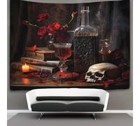 kaiyun 100cmx150cm Tapestry Gothic still Life Tapestries Dark Romantic Style 3D Printing Wall Hanging Home Decorations