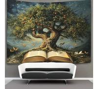 kaiyun 180cmx230cm Tapestry Knowledge Tree Tapestries The Vast Starry Sky 3D Printing Wall Hanging Home Decorations
