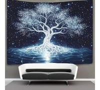 kaiyun 70cmx100cm Tapestry Comics Style Tapestries White Tree of Life 3D Printing Wall Hanging Home Decorations