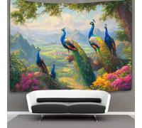 kaiyun A Group of Beautiful Peacocks Tapestry, Art Wall Hanging Decoration for Living Room Bedroom & Dorm 180cmx230cm