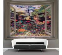 kaiyun A School of Small Fish Swims in An Empty Room Tapestry, Art Wall Hanging Decoration for Living Room Bedroom & Dorm 180cmx230cm