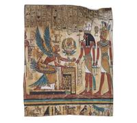kaiyun Ancient Egypt Blanket - Versatile Warm Bedding Hieroglyphic Art Style Soft And Comfortable Travel Bed Throws And Patchwork Quilts 60x80inch(150x200cm)