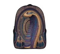 kaiyun Ancient Egyptian Cobra Pattern Backpack School Bags Kids,for Girls,Boys Bookbag for Elementary,Children's Rucksack 16 inch