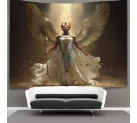 kaiyun Ancient Egyptian Goddess of Magic And Motherhood Tapestry Ancient Hieroglyphics Wall Hanging Bedroom Home Decor 180cmx230cm