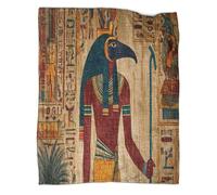 kaiyun Ancient Egyptian Gods Super Soft Blanket | Throws | Fluffy And Warmth Comfortable Travel Cover,50x60inch(127x152cm)