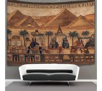 kaiyun Ancient Egyptian Murals of The Pyramids of Giza Tapestry Wall Hanging Bedroom Home Decor 180cmx230cm