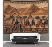 kaiyun Ancient Egyptian Murals of The Pyramids of Giza Tapestry Wall Hanging Bedroom Home Decor 70cmx100cm