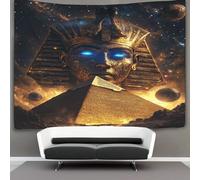 kaiyun Ancient Egyptian Pharaohs Tapestry,Pyramid Wall Art Aesthetic Home Decoration for Living Room Dorm 70cmx100cm