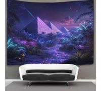 kaiyun Ancient Egyptian Pyramids Tapestry Bedroom Aesthetic - Indie Wall Room Decor Oasis Wall Hanging,Wall Art 180cmx230cm