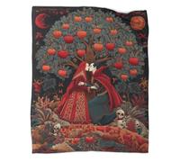 kaiyun Ancient Nordic Art Throws Female Vampire Under The Apple Tree Blankets Super Soft Lightweight Warm Comfortable Sofa Duvet Cover Travel 80x90inch(200x230cm)