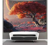 kaiyun Autumn Tapestry,Strange Trees Wall Hanging,Wall Art for Bedroom Aesthetic Home Decoration for Living Roombedroom 70cmx100cm