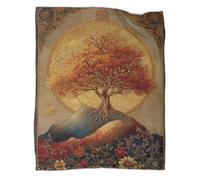 kaiyun Beautiful Image of The Tree of Life Pattern Soft Throw Blanket 3D Printing Suitable for Living Room Bedroom Sofa Sofa Warm And Comfortable 60x80inch(150x200cm)