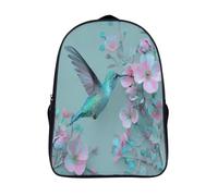 kaiyun Birds Fly And Forage in The Garden Childrens Premium Backpack School Rucksack Travel Bag Boys Girls with Side Mesh Pocket And Zipped Pocket 39x29x16cm