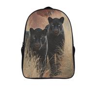 kaiyun Black Cougars Boys Girls Babies Toddler Backpack Side Hidden Pockets,an Oasis in The Sahara Desert,with Adjustment Buckle Kids Travel Bag For, 16 inch