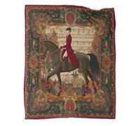 kaiyun British Female Rider Riding A Dressage Horse Blankets, Soft And Lightweight All Season Throws,Bedding for Kids And Adults,for Picnics,Travel,Home Decoration,50x60inch(127x152cm)