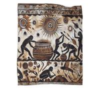 kaiyun Bronze Age People Super Soft Blanket | Throws | Fluffy And Warmth Comfortable Travel Cover,40x50inch(100x130cm)