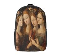 kaiyun Classical Art, Renaissance - Figure Composition School Bags for Girls Boys Teenage Backpack Lightweight Travel Primary, Casual Rucksack for Men Women 17inch