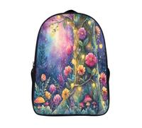 kaiyun Colorful Lights And Glittering Vines Backpack Magic Tree Trunk Bookbags for Boys And Girls With,Travel School Bag Toddler Rucksack for Books And Toys 16 inch
