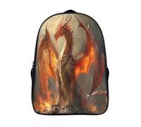 kaiyun Dragon Backpack Rucksack Lightweight with Magical Creature School Bag for Boys And Girls Kids Bags Christmas,Back to School Gift,16 inch