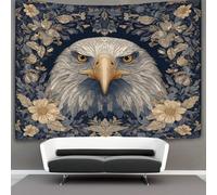 kaiyun Eagle Head, Plants, Scandinavian Folk Art Style Tapestry Tapestries 3D Wall Hanging Home Decorations for Room 70cmx100cm