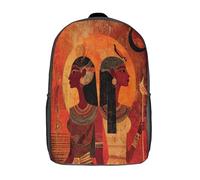 kaiyun Egyptian Goddess Backpack for School Kids Elementary Middle Travel Bag Boys Girls Lightweight Schoolbag 17inch