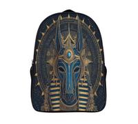 kaiyun Egyptian Motifs Boys Girls Babies Toddler Backpack Side Hidden Pockets,with Adjustment Buckle Kids Travel Bag For, 16 inch