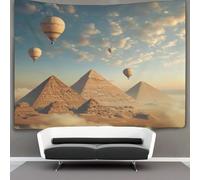 kaiyun Egyptian Pyramids Decorations Tapestry Ancient Architecture 3D Printing Wall Blanket Wall Hanging for Living Room Bedroom Dorm Decor 180cmx230cm