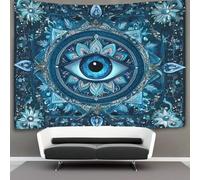 kaiyun Evil Eye Tapestry Wall Hanging,Geometric Pattern for Bedroom Decor Birthday Party Celebration Or Garden Backdrop 70cmx100cm