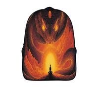 kaiyun Flame And The Serpent Backpack Rucksack Lightweight with Burning Cosmic Desert School Bag for Boys And Girls Kids Bags Christmas,Back to School Gift,16 inch