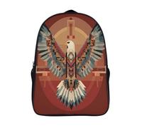 kaiyun Flying Eagle, Southern Plains Aboriginal Art Style Kids Preschool Travel Backpack Kindergarten Schoolbag Bookbag For Girls Boys 16 inch