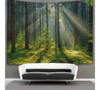 kaiyun Forest Tapestry Bedroom Aesthetic - Indie Wall Room Decor Sunlight Shining through The Trees Wall Hanging,Wall Art 130cmx150cm