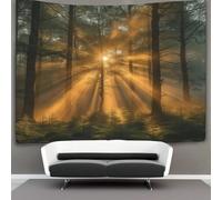 kaiyun Forest Tapestry Bedroom Aesthetic - Indie Wall Room Decor Sunlight Shining through The Trees Wall Hanging,Wall Art 70cmx100cm