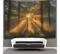 kaiyun Forest Tapestry Sunlight Shining through The Trees Wall Hanging Bedroom Home Decor 150cmx200cm