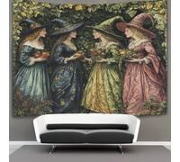 kaiyun Four Seasons WitchesTapestry 18th Century Style Wall Hangings Living Room Decorative for Bedroom 180cmx230cm