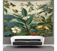 kaiyun French Countryside Botanical Images Tapestry, Wall Hanging,Wall Art for Bedroom Aesthetic Home Decoration for Living Roombedroom 70cmx100cm