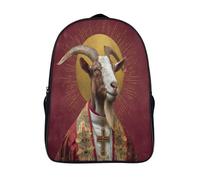 kaiyun Goat Teenagers Backpack Middle School Students Bookbag Outdoor Daypack 16 inch