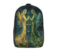 kaiyun Goddess Image Boys Girls Babies Toddler Backpack Side Hidden Pockets,Libra,with Adjustment Buckle Kids Travel Bag For, 17inch