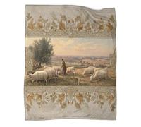 kaiyun He Shepherd Tends to The Fluffy Sheep Blanket - Versatile Warm Bedding Soft And Comfortable Travel Bed Throws And Patchwork Quilts 40x50inch(100x130cm)