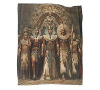 kaiyun Historical Paintings, Kings, Pharaohs And Rulers Throws Blankets Super Soft Lightweight Warm Comfortable Sofa Duvet Cover Travel 70x80inch(180x200cm)