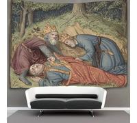 kaiyun Medieval Illustrations Tapestry, Art Wall Hanging Decoration for Living Room Bedroom & Dorm 100cmx150cm