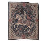 kaiyun Medieval Knight on Horseback, Holding Sword Blanket,Soft,Comfortable And Warm,3D Pattern,Suitable for Home And Camping,70x80inch(180x200cm)