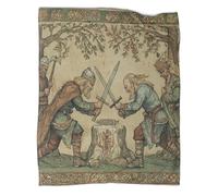 kaiyun Medieval Manuscript Illustrations Blankets, Soft And Lightweight All Season Throws,Bedding for Kids And Adults,for Picnics,Travel,Home Decoration,80x90inch(200x230cm)