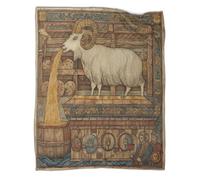 kaiyun Medieval Viking Manuscript Illustrations, Goats Throws Blankets Super Soft Lightweight Warm Comfortable Sofa Duvet Cover Travel 70x80inch(180x200cm)