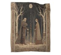 kaiyun Medieval Viking Manuscript Illustrations Super Soft Blanket | Throws | Fluffy And Comfortable Travel Cover,60x80inch(150x200cm)