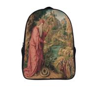 kaiyun Moses Holding Up A Staff with A Snake Wrapped Around It Backpack School Bags Kids,for Girls,Boys Bookbag for Elementary,Children's Rucksack 16 inch