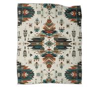 kaiyun Native American Tribal Patterns Throws And Patchwork Quilts,60x80inch(150x200cm),Soft Blanket with Pattern