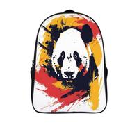 kaiyun Panda Children Backpack Wildlife Rucksack Girls Boys Large Capacity Kids Travel Bag Lightweight for Teenagers Students 16 inch